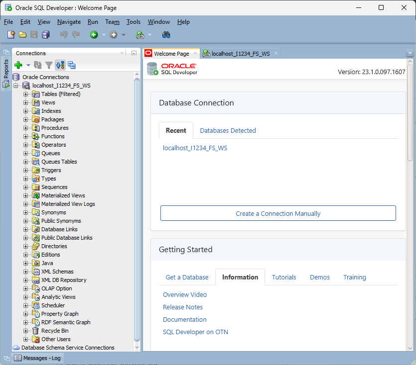 Oracle SQL Developer